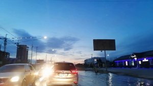 Якутск вечерний, автопоездка от Покровского тракта до центра 22 июля 2023 г.