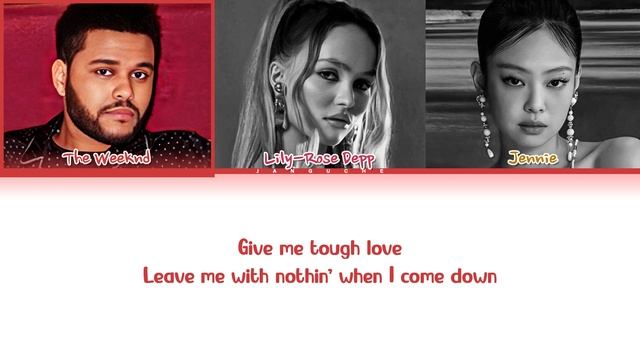 The Weeknd, JENNIE & Lily-Rose Depp - "One Of The Girls" (Color Coded Lyrics)
