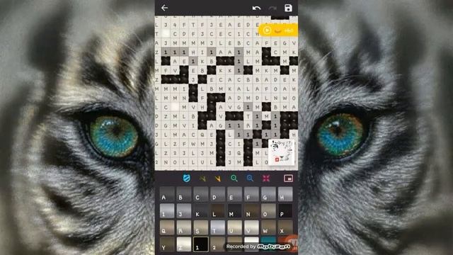 Tiger in the game Cross stitch #1 смотреть онлайн