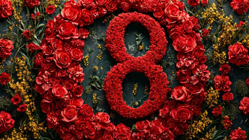 С 8 Марта! Обалденная Красивая Открытка на 8 Марта! Красивое Поздравление с 8 Марта!