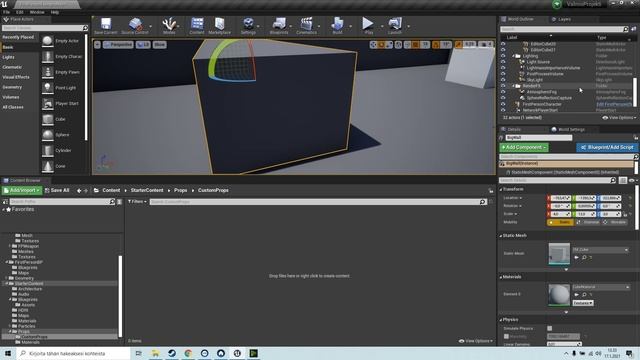Arkkitehtuurinen visualisointi Unreal Enginellä, osa 2: Content Browser -valikko смотреть онлайн