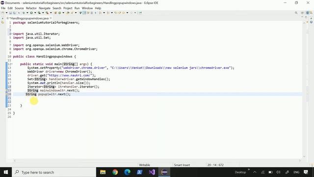 Handling Browser Popup Windows Selenium | Selenium Java tutorial for begineers | Tamil