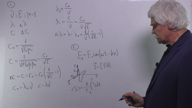 Оптика Лекция 2 часть 4 Задачи на злектромагнитные волны 1 смотреть онлайн