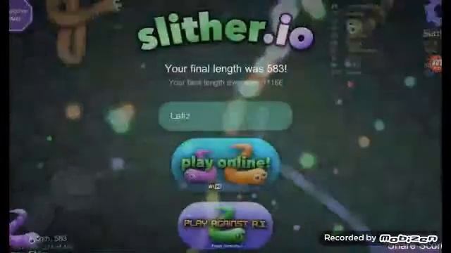 Letsplei (1). Играю в Slither. io