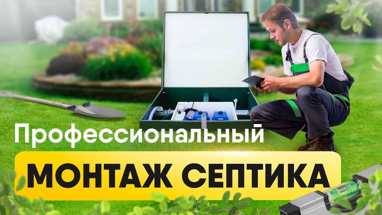 Процесс установки биосептиков в «Арт Инжиниринг» смотреть онлайн