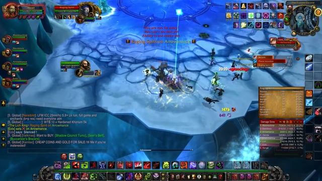 Lich King 10 hc DK Tank / Warmane смотреть онлайн