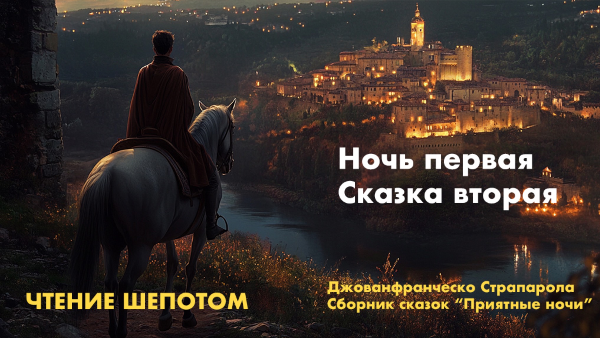 🕯️✨ Уютное чтение шепотом для расслабления 🕯️✨ Сказка из 'Приятных ночей' Страпаролы