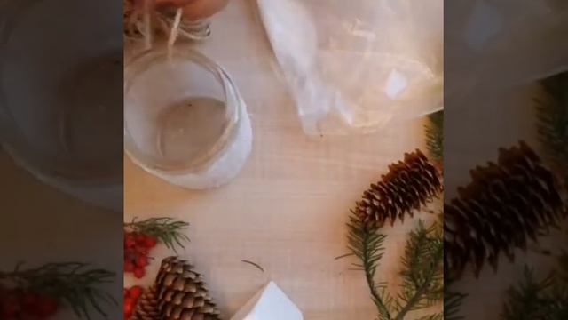 DIY Новогодний подсвечник смотреть онлайн