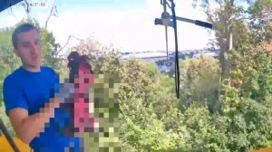 (48) Спуск на зиплайне (скайпарк, Москва). Борюсь со страхом высоты.mp4