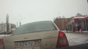 Пьяная баба за рулем