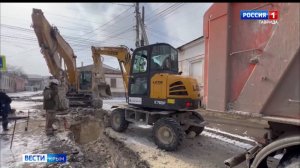 В Старом городе в Симферополе строят новую канализацию