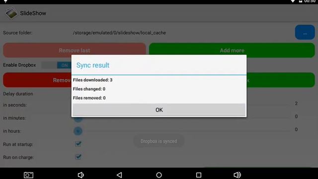 SlideShow app. Using Dropbox. смотреть онлайн
