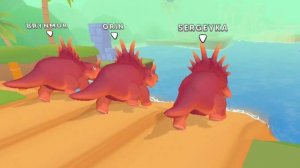 Гонки динозавров Dino shifting | Мультик Динозавры Животные для детей