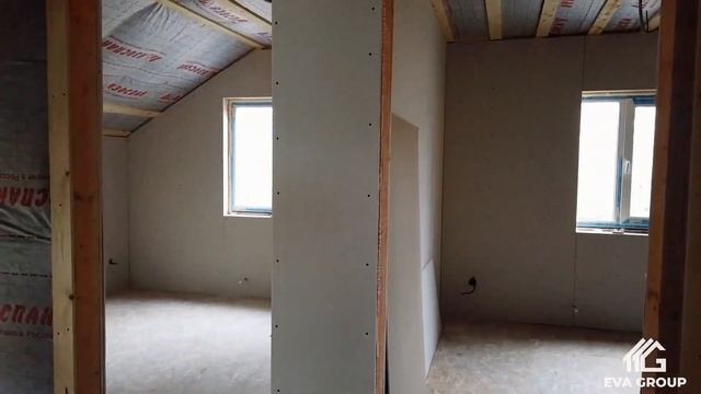 Дневник стройки | Двухэтажный каркасный дом 153 м2 | Строительная компания EVA Group