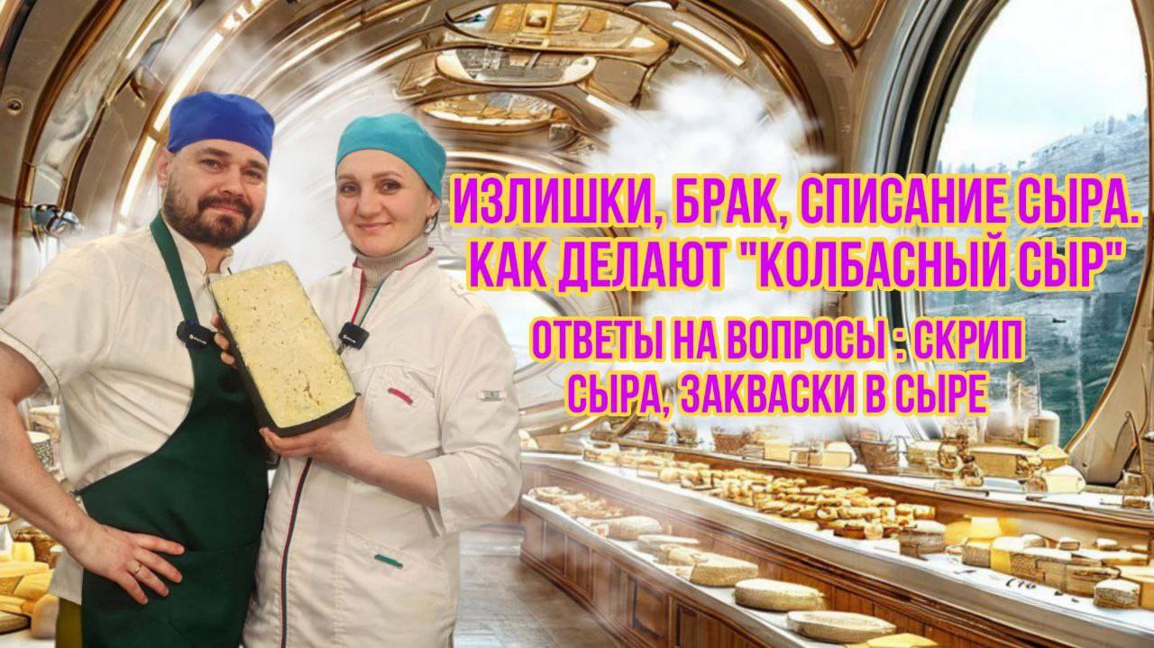 Колбасный сыр. Мифы и реальность / Куда девать излишки ? / Ответы : Скрип в сыре? Закваски в сыре