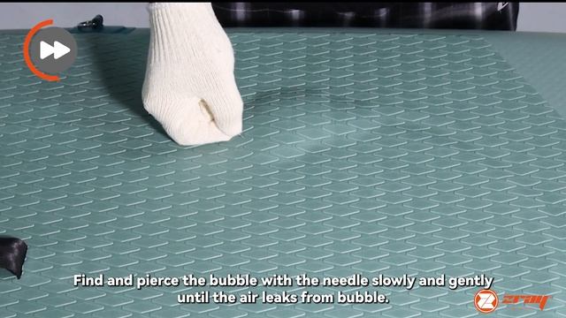 Repair the bubble of EVA Pad on the SUP board смотреть онлайн