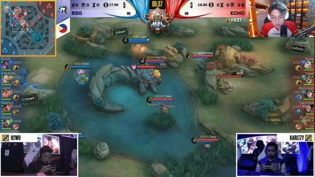 RSG PH DESTROYED ECHO!|NATHZZ & LIGHT PRIMEE MSC Form!| RSG Slate PH Vs ECHO PH Game 1 Analysis