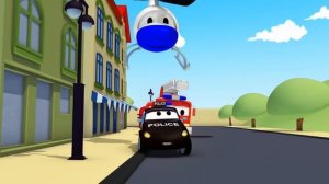Somebody has broken the railroad tracks ! - The Car Patrol in Car City l Kids Cartoons