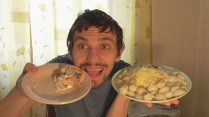 ОБЖОР НА РАКУШКИ С ТЕРТЫМ СЫРОМ И КУРИНЫМ БЕДРОМ