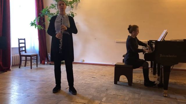 Э.Бозза–Фантазия-пастораль для гобоя и ф-но Наталья Бражникова(гобой)Марина Матусевич(ф-но)03.2021 смотреть онлайн