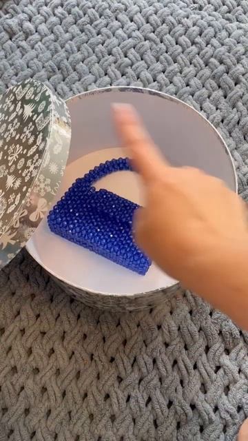 Волшебство💙💙💙 #подарокжене #подарокподруге #рукоделие #сумкиизбусин #handmade
