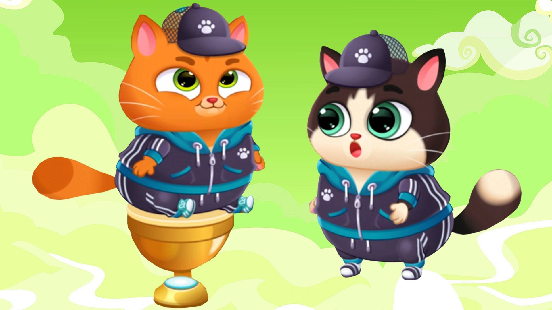 Суровый КОТИК БУБУ 2 №15. Турнир Бубу против Васяна. Мультик ИГРА про котят на Хвостик ТВ смотреть онлайн