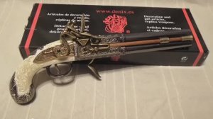 Пистоль двуствольный кремневый W. Bailes, Double-barrelled turn-over pistol, UK, 1750, Denix 1264