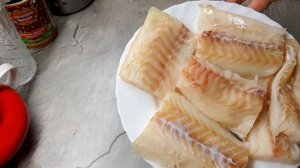 Треска запечённая со сливками