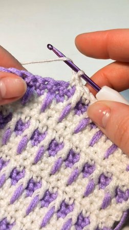 😍Чудесный узор крючком #shorts #video #crochet #crocheting