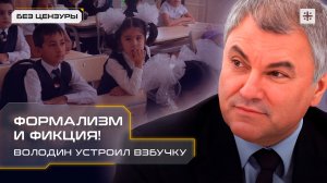 Формализм и фикция! Володин устроил взбучку чиновникам