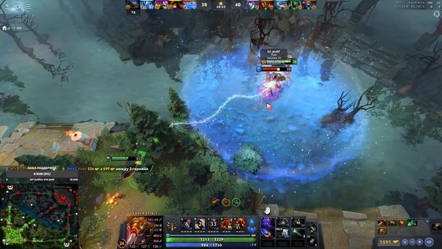 DOTA 2. ЛОМАЕМ ЛИЦА НА ЦЕНТРАЛЬНОЙ ЛИНИИ. 3К ПТС (ЭМБЕР, МК, СЛАРК) смотреть онлайн