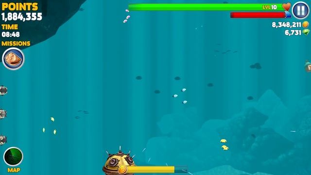 HUNGRY SHARK WORLD vs EVO - THE MEG vs MEGALODON смотреть онлайн