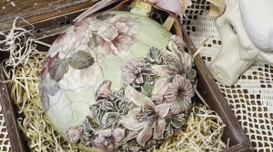 Мастер-класс 💐🌿🎀   Декупаж медальона 💐🌿🎀