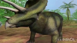 triceratops vs pachycephalosaurus ( reversed )