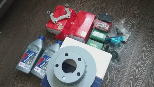 Замена задних тормозов - Распаковка и Обзор - для VW Passat B5 1.8 T AWT AWM Audi Scoda Superb VAG