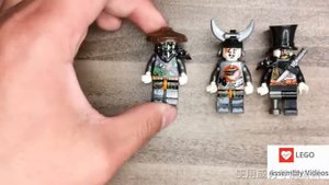 LEGO Minifigures Characters: Hunters of LEGO® Ninjago-Iron Baron|Phantom Ninja hunters安装乐高幻影忍者猎人钢铁男