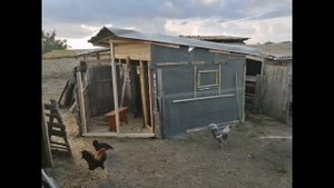 Постройка сарая своими руками часть 2