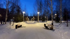 Уфа, Ледовый дворец спорта Салават Юлаев, сквер имени Сергея Михалёва 19-02-2025