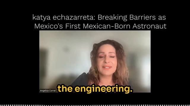 Katya Echazarreta Breaking Barriers as Mexico's First Mexican-Born Astronaut #Short #Shorts смотреть онлайн