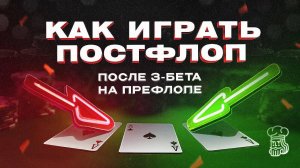 Как играть постфлоп после нашего 3-бета на префлопе