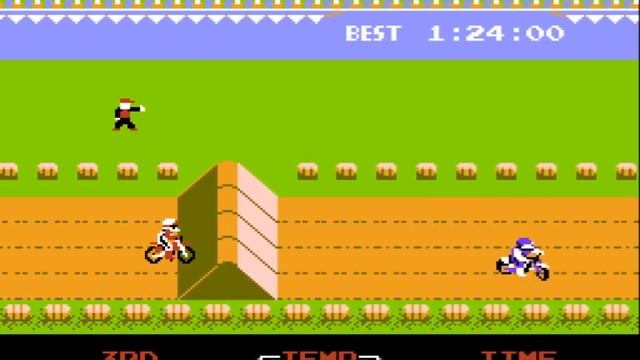 Excitebike (NES) Прохождение.