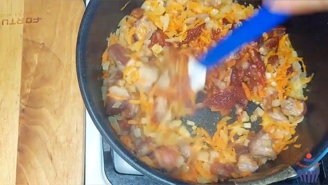 Жаркое по-домашнему ☆ Картофель тушёный с мясом смотреть онлайн