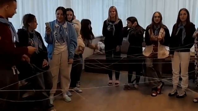 Игра ПАУТИНКА ДРУЖБЫ в лагере "Волна" 10 мая 2024 г. Интенсив для вожатых 1 отряд