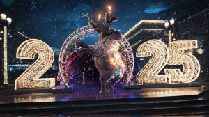 Новогодние заставки 1-го канала. 2025