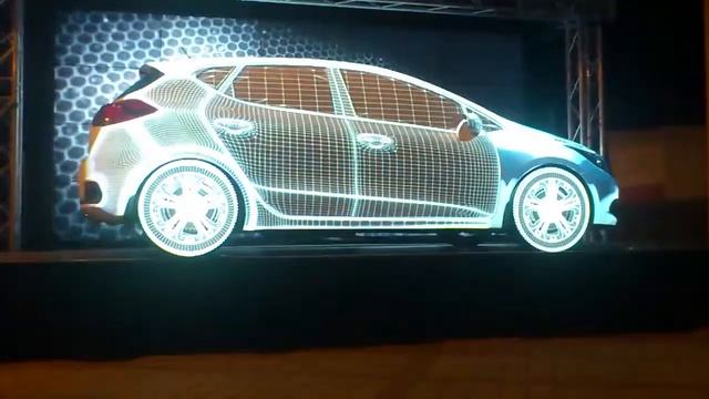 Kia Ceed - light show, Prague смотреть онлайн