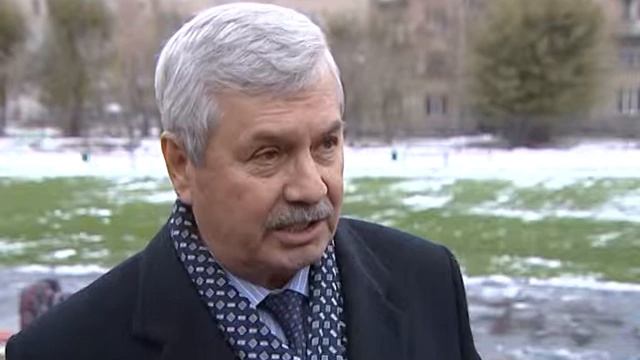 Владимир Мякуш о торжественном открытии спортивной площадки в лицее №11 смотреть онлайн