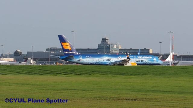 Icelandair "80 Years of Aviation" 757-200 (B752) landing in Montreal (YUL/CYUL) смотреть онлайн