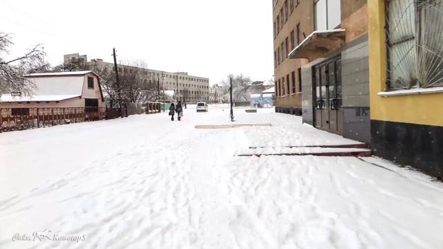 Конотоп, селище КВРЗ "А сніг іде, а сніг іде..." смотреть онлайн