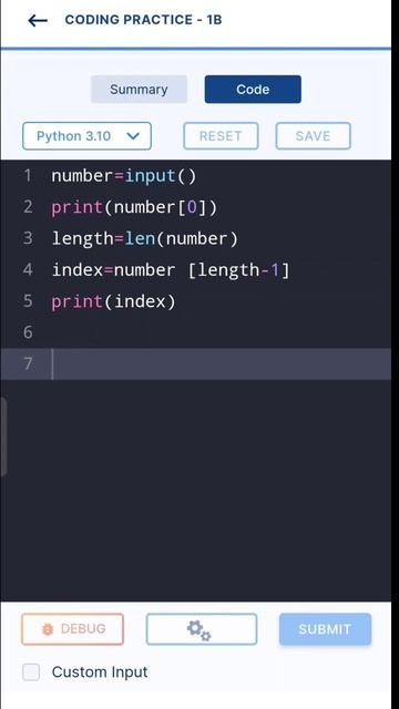 first &last digits||coding practice 1B||input output Basics in python #shorts #short #ccbp #coding смотреть онлайн