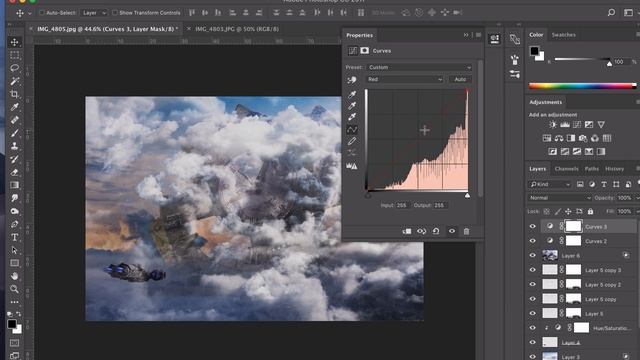 Big Clock - Fantasy Scenery Photoshop Manipulation Tutorial | Photoshop Tutorials | Photoshop教程